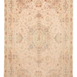 Persisk teppe - Tabriz - Royal - 314 x 200 cm - lys beige