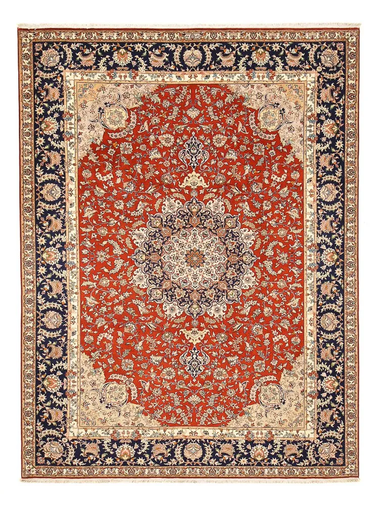 Persisk teppe - Tabriz - Royal - 342 x 252 cm - rød
