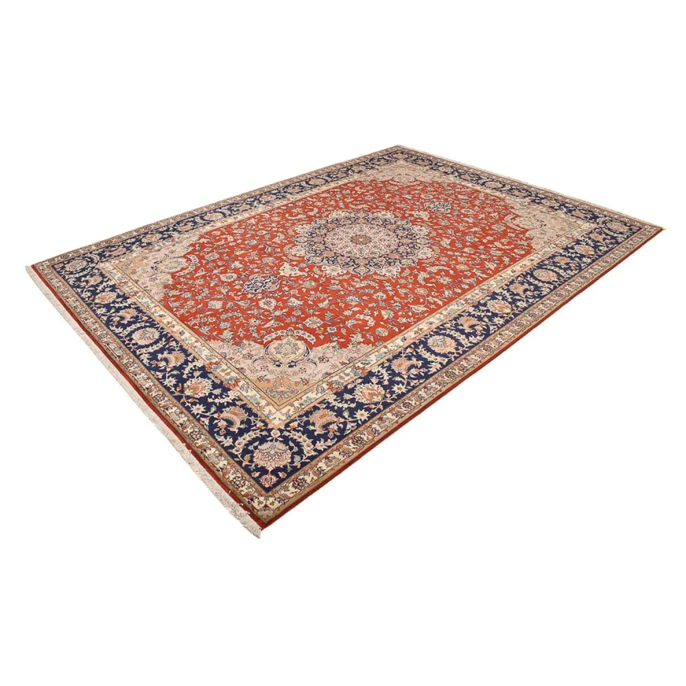Persisk teppe - Tabriz - Royal - 342 x 252 cm - rød