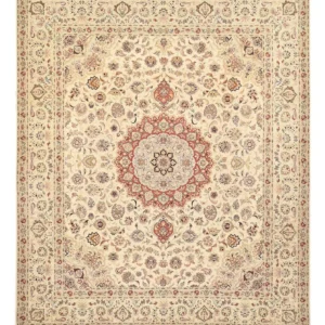 Persisk teppe - Tabriz - Royal - 349 x 298 cm - beige