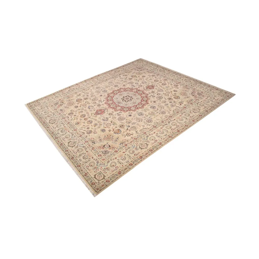 Persisk teppe - Tabriz - Royal - 349 x 298 cm - beige