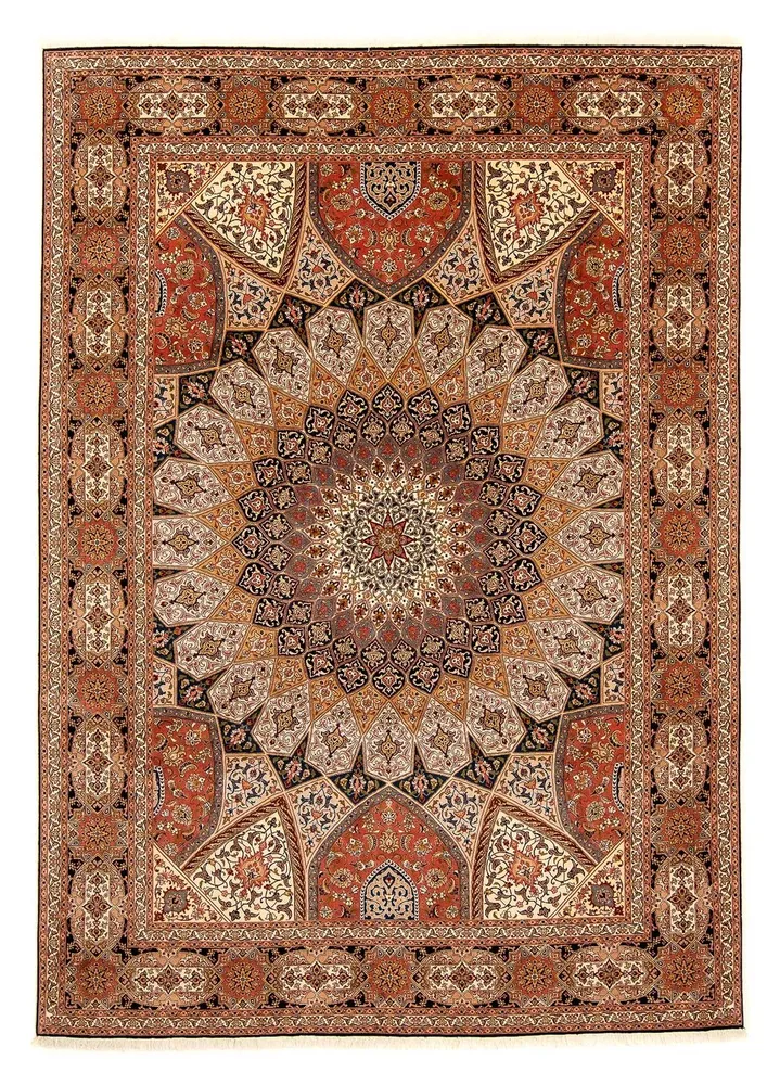Persisk teppe - Tabriz - Royal - 351 x 253 cm - flerfarget