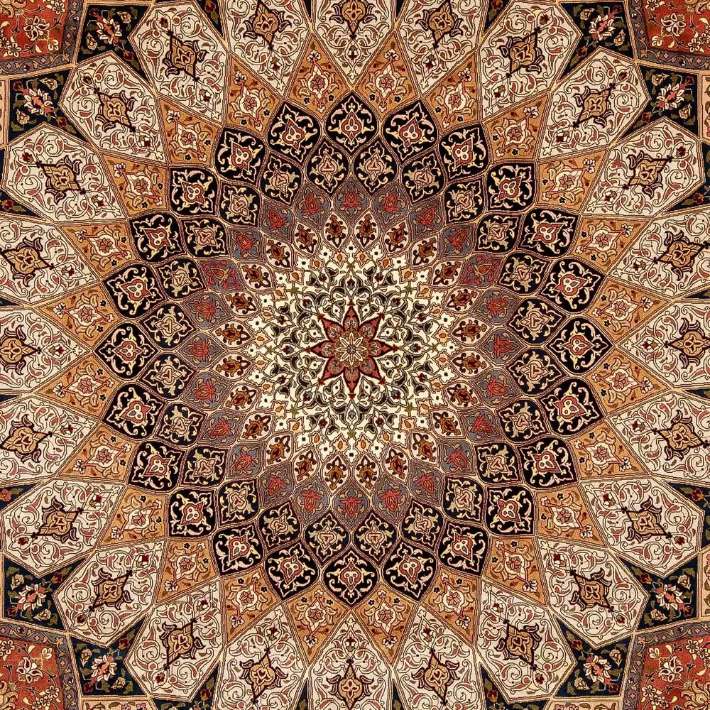 Persisk teppe - Tabriz - Royal - 351 x 253 cm - flerfarget
