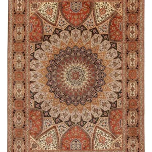 Persisk teppe - Tabriz - Royal - 351 x 253 cm - flerfarget