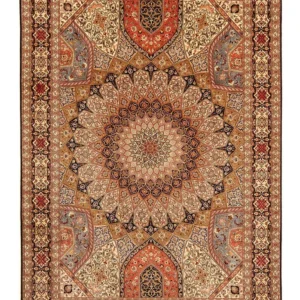 Persisk teppe - Tabriz - Royal - 352 x 252 cm - flerfarget