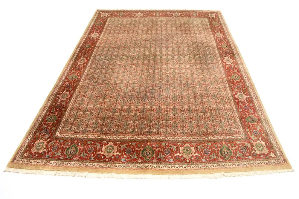 Persisk teppe - Tabriz - Royal - 380 x 280 cm - brun
