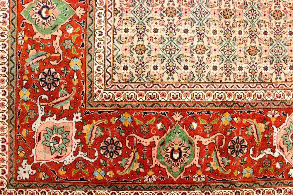 Persisk teppe - Tabriz - Royal - 380 x 280 cm - brun