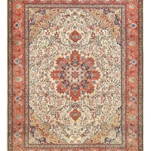 Persisk teppe - Tabriz - Royal - 385 x 300 cm - rust