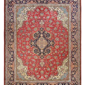 Persisk teppe - Tabriz - Royal - 400 x 307 cm - rød