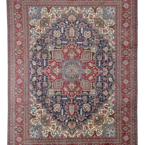 Persisk teppe - Tabriz - Royal - 405 x 305 cm - blå