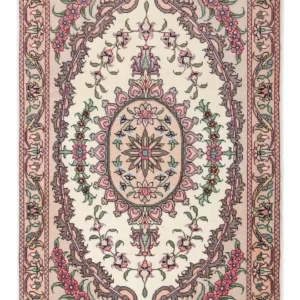 Persisk teppe - Tabriz - Royal - 90 x 60 cm - beige