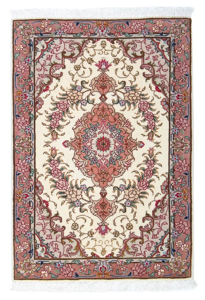 Persisk teppe - Tabriz - Royal - 87 x 60 cm - beige