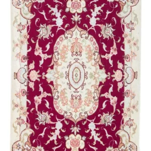 Persisk teppe - Tabriz - Royal - 98 x 58 cm - mørk rød