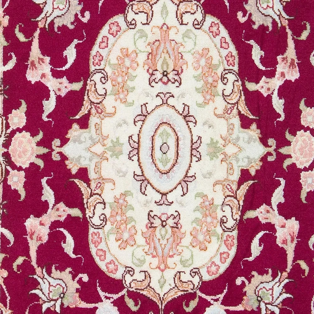 Persisk teppe - Tabriz - Royal - 98 x 58 cm - mørk rød