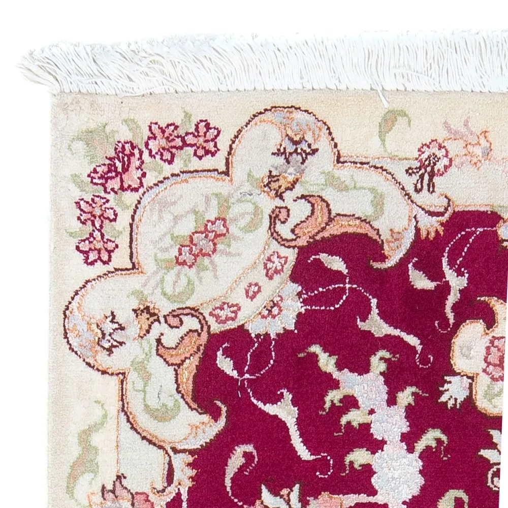 Persisk teppe - Tabriz - Royal - 98 x 58 cm - mørk rød
