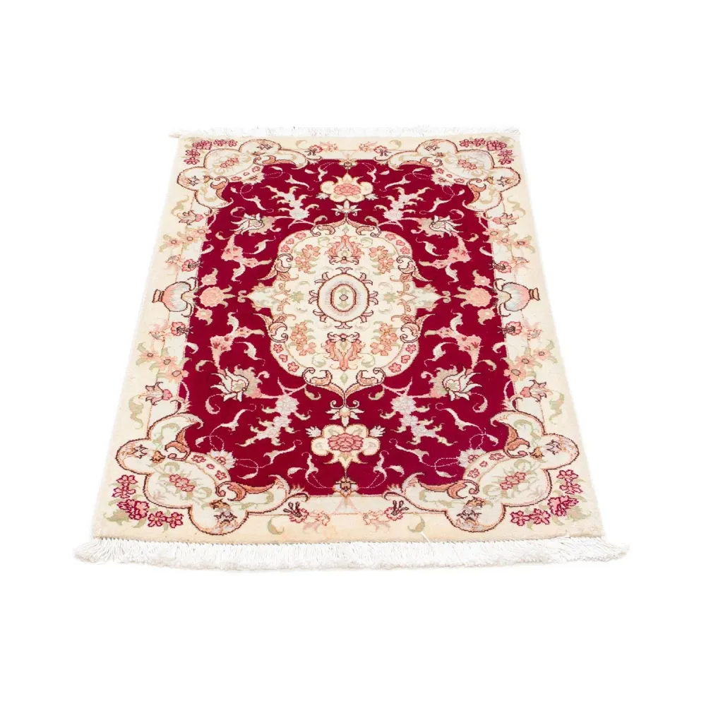 Persisk teppe - Tabriz - Royal - 98 x 58 cm - mørk rød