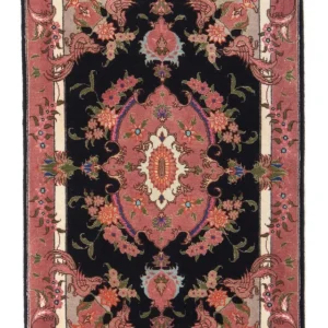 Persisk teppe - Tabriz - Royal - 90 x 60 cm - mørkeblå