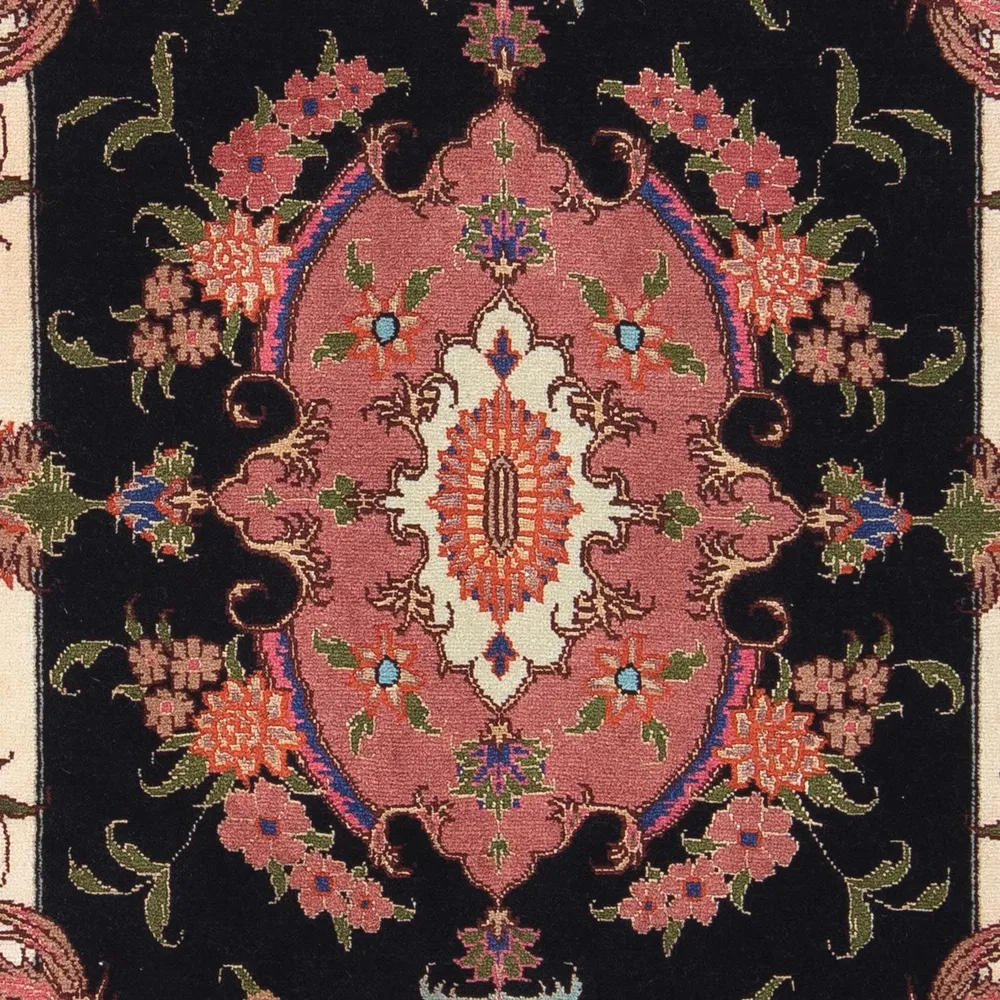 Persisk teppe - Tabriz - Royal - 90 x 60 cm - mørkeblå