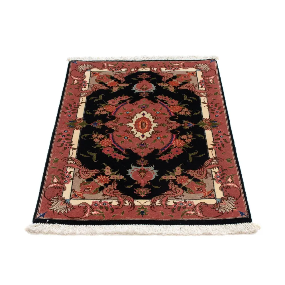 Persisk teppe - Tabriz - Royal - 90 x 60 cm - mørkeblå
