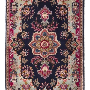 Persisk teppe - Tabriz - Royal - 90 x 60 cm - mørkeblå