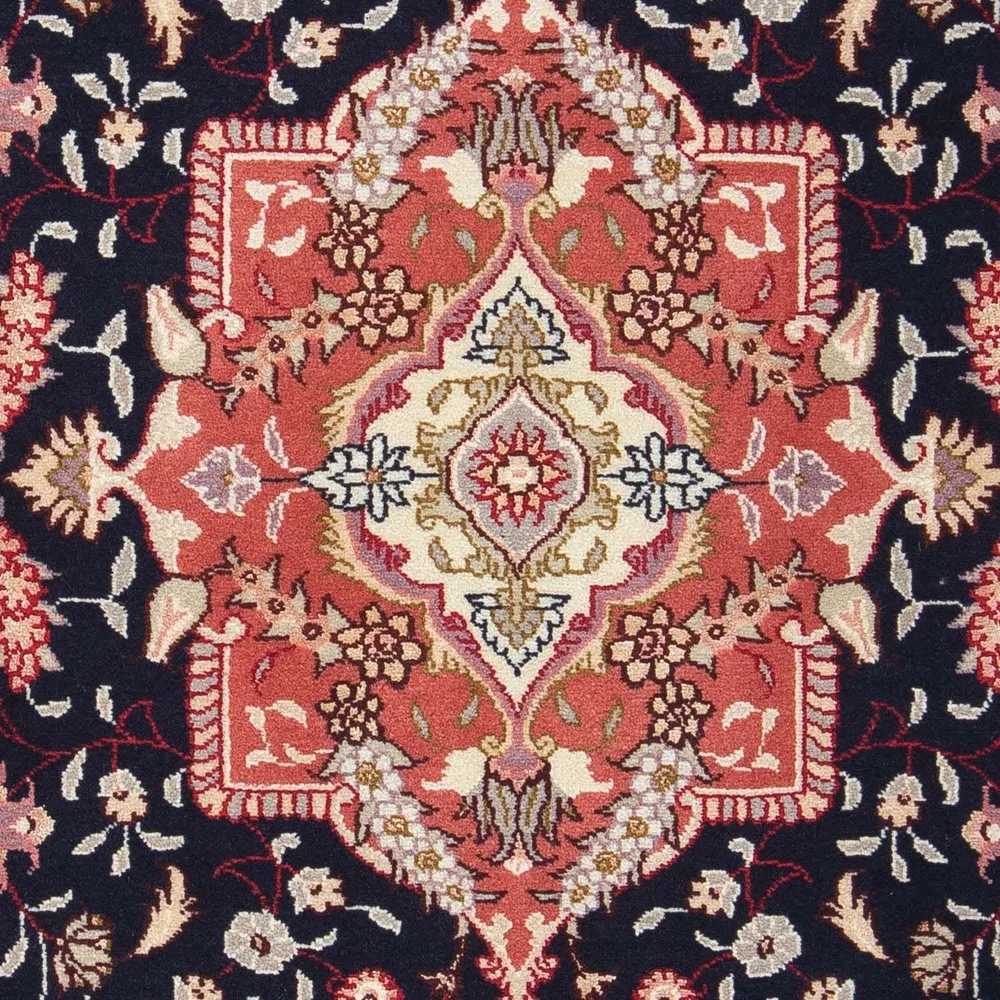 Persisk teppe - Tabriz - Royal - 92 x 61 cm - mørkeblå
