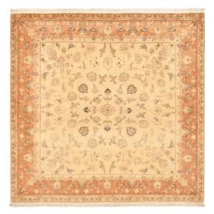Persisk teppe - Tabriz - Royal square - 207 x 202 cm - lys beige