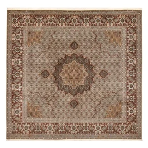 Persisk teppe - Tabriz - Royal square - 252 x 247 cm - brun