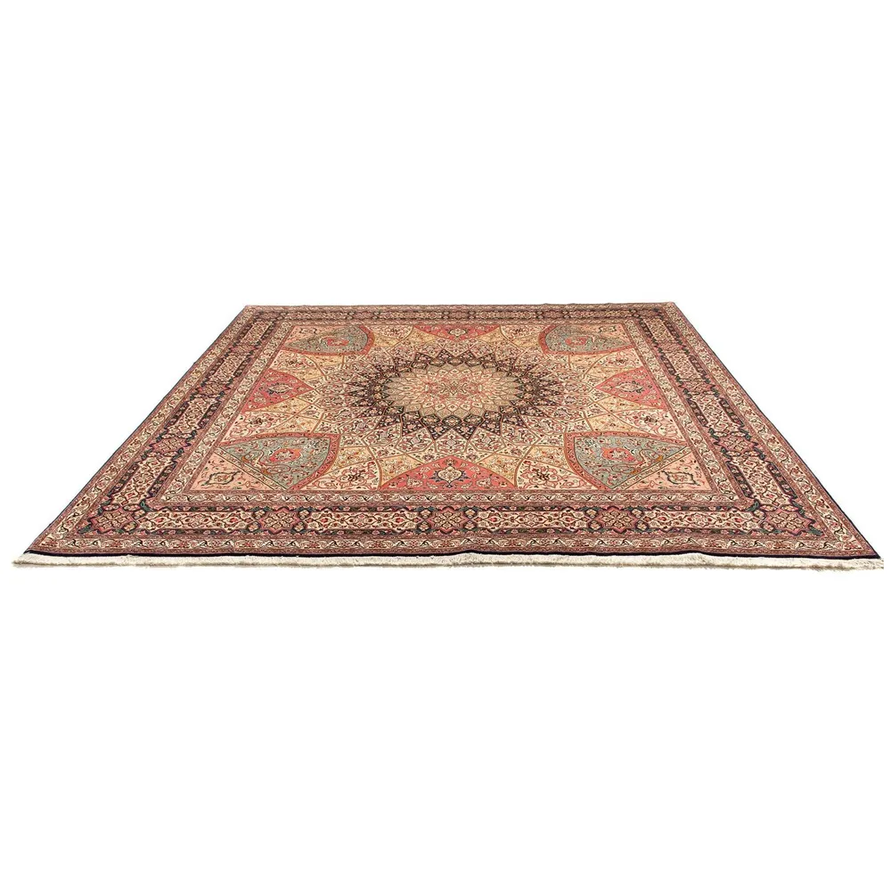 Persisk teppe - Tabriz - Royal square - 253 x 250 cm - flerfarget