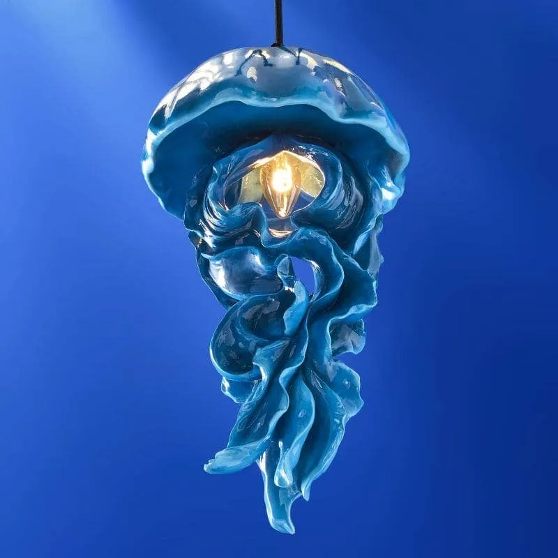 Plafonnier Méduse Ava, Bleu