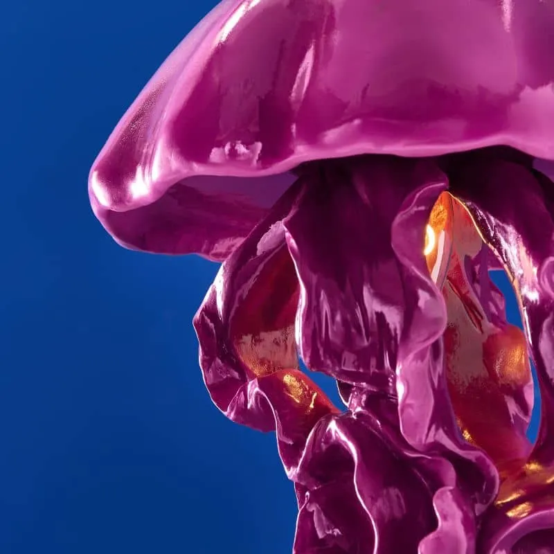 Plafonnier Méduse Ava, magenta