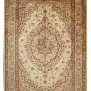 Silketeppe - Ghom Silk - Premium - 188 x 130 cm - beige
