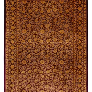 Silketeppe - Ghom Silk - Premium - 216 x 132 cm - mørkeblå