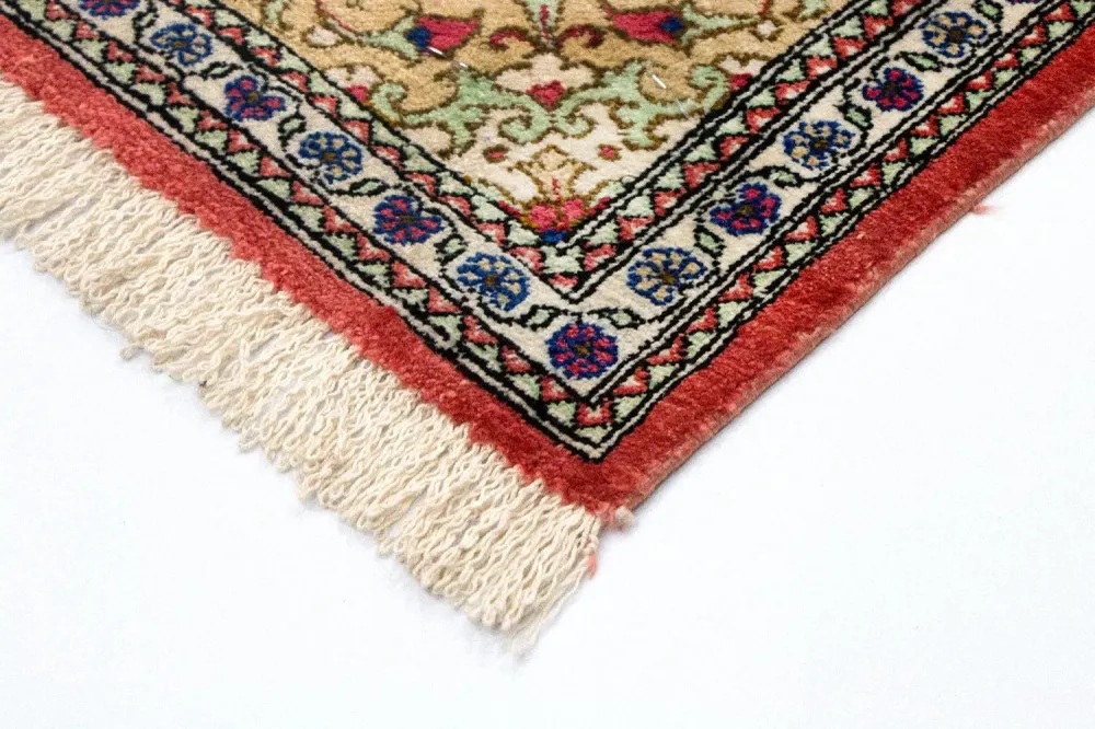 Silketeppe - Ghom Silk - Premium - 75 x 56 cm - blå