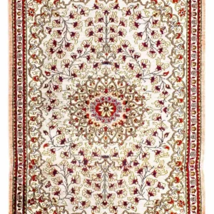 Silketeppe - Ghom Silk - Premium - 80 x 59 cm - beige