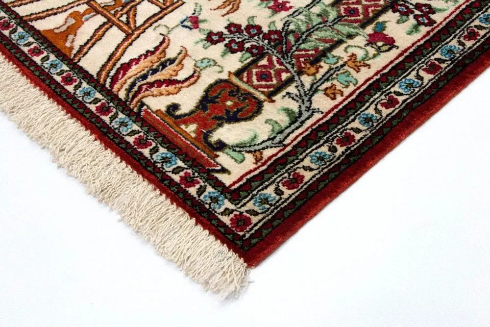 Silketeppe - Ghom Silk - Premium - 77 x 57 cm - beige
