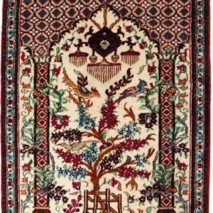 Silketeppe - Ghom Silk - Premium - 77 x 57 cm - beige