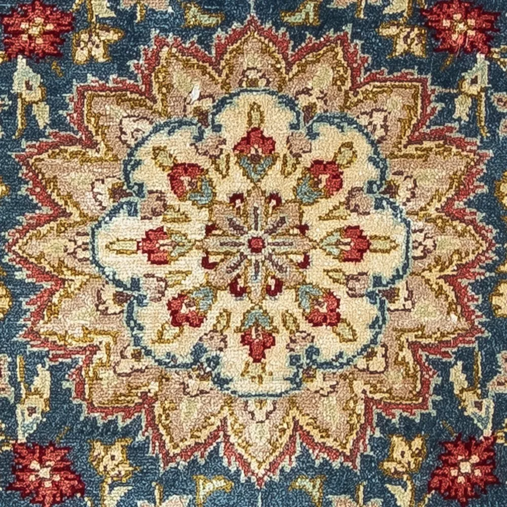 Silketeppe - Ghom Silk - Premium - 44 x 27 cm - mørkeblå