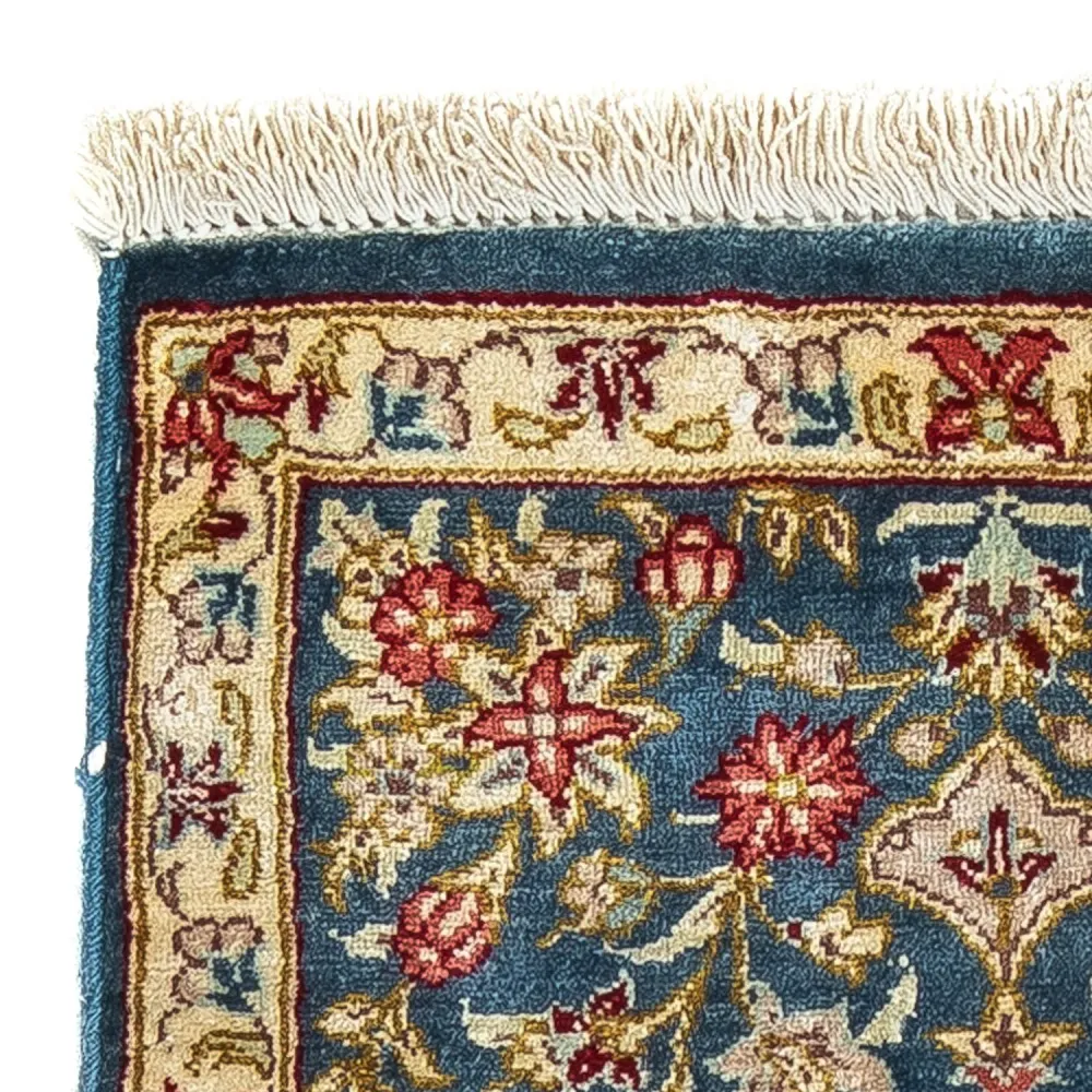 Silketeppe - Ghom Silk - Premium - 44 x 27 cm - mørkeblå