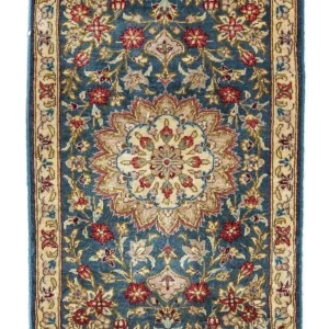 Silketeppe - Ghom Silk - Premium - 44 x 27 cm - mørkeblå