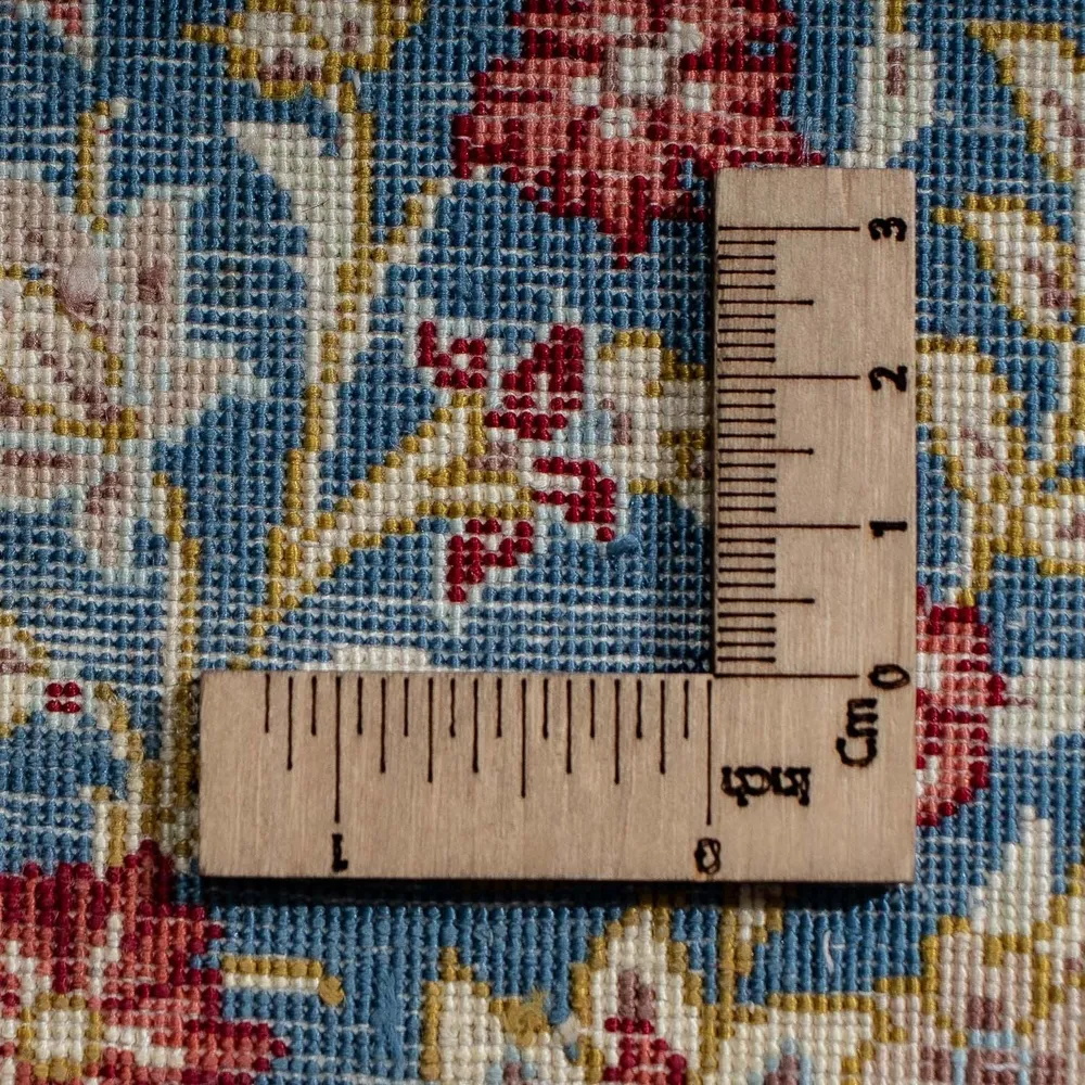 Silketeppe - Ghom Silk - Premium - 44 x 27 cm - mørkeblå