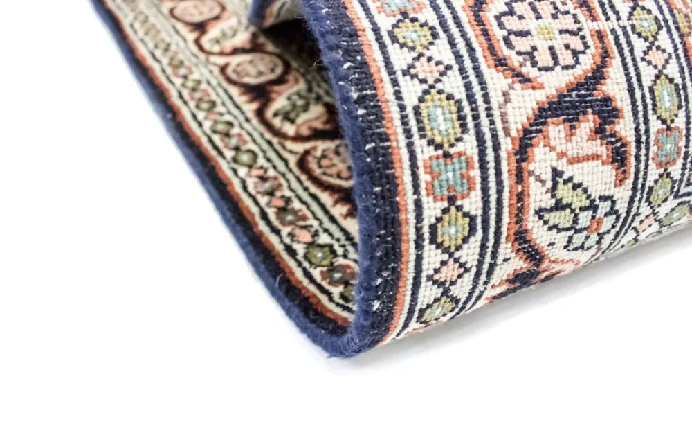 Silketeppe - Kashmir silke - 124 x 65 cm - flerfarget