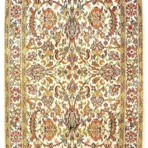 Silketeppe - Kashmir silke - 127 x 74 cm - beige