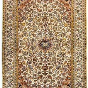 Silketeppe - Kashmir silke - 149 x 89 cm - beige