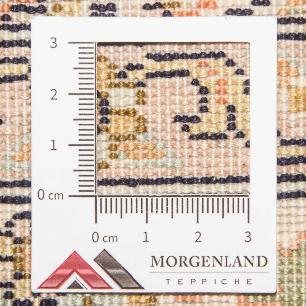 Silketeppe - Kashmir silke - 153 x 94 cm - beige