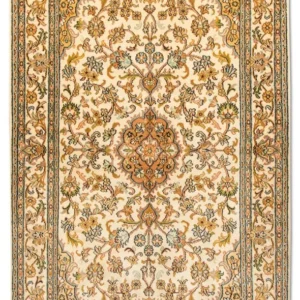Silketeppe - Kashmir silke - 155 x 83 cm - beige