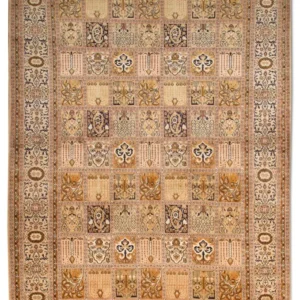Silketeppe - Kashmir silke - 240 x 157 cm - beige