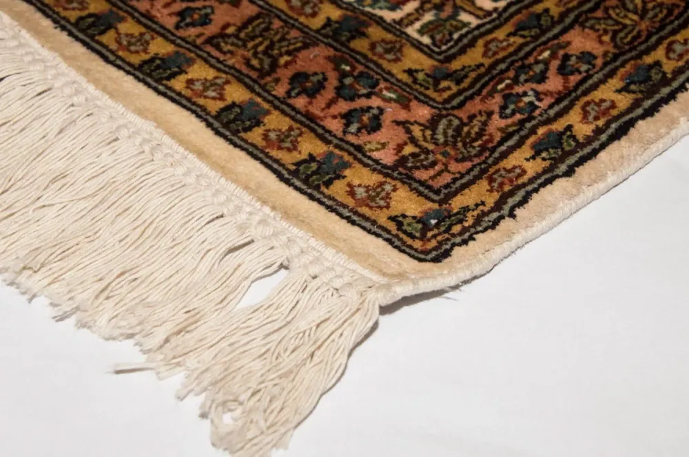 Silketeppe - Kashmir silke - 295 x 173 cm - beige