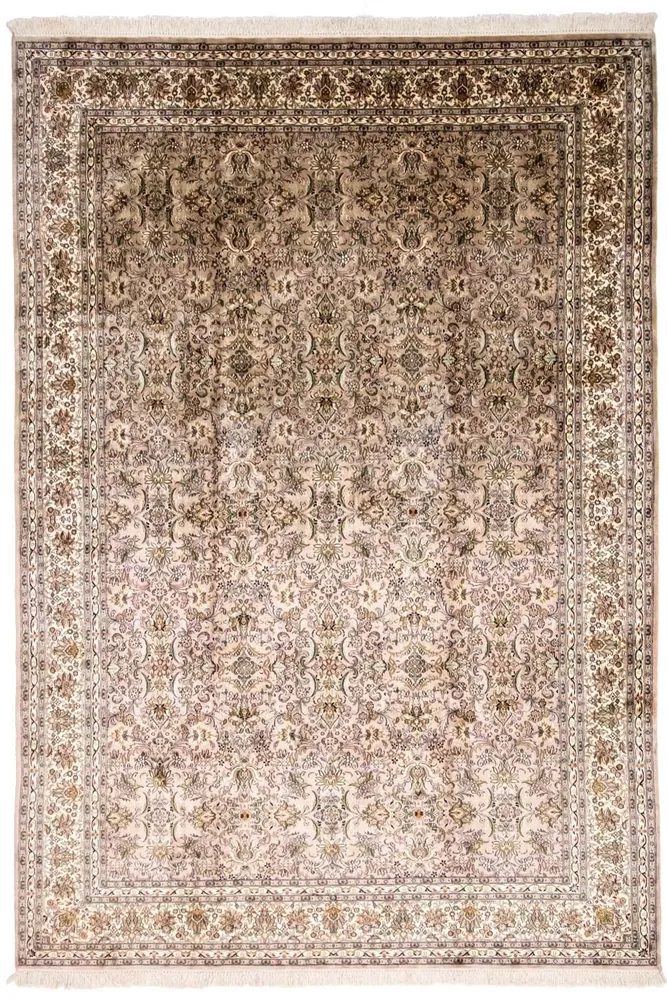 Silketeppe - Kashmir silke - 308 x 204 cm - beige