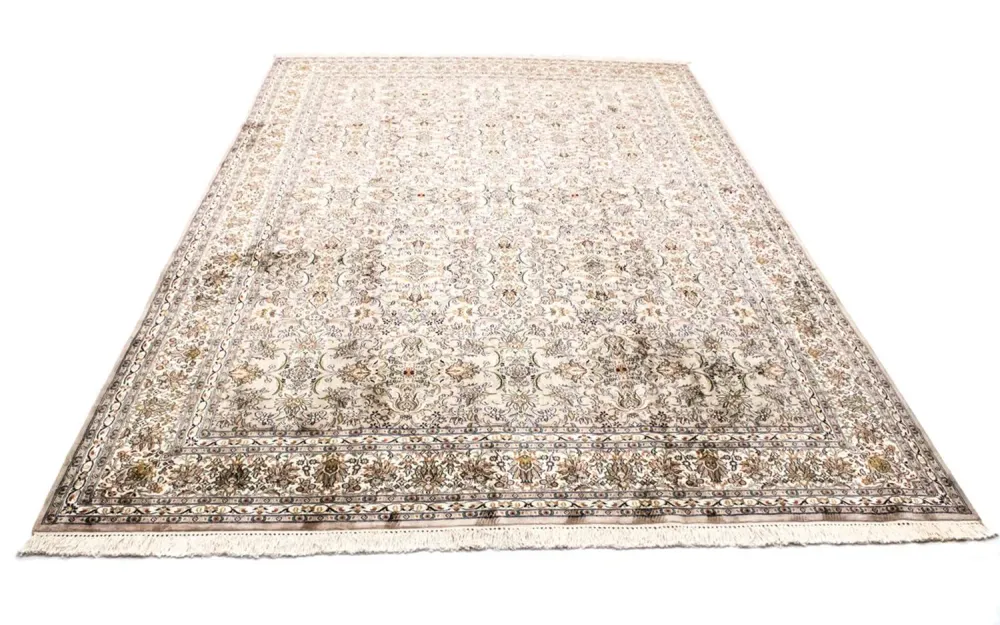 Silketeppe - Kashmir silke - 308 x 204 cm - beige
