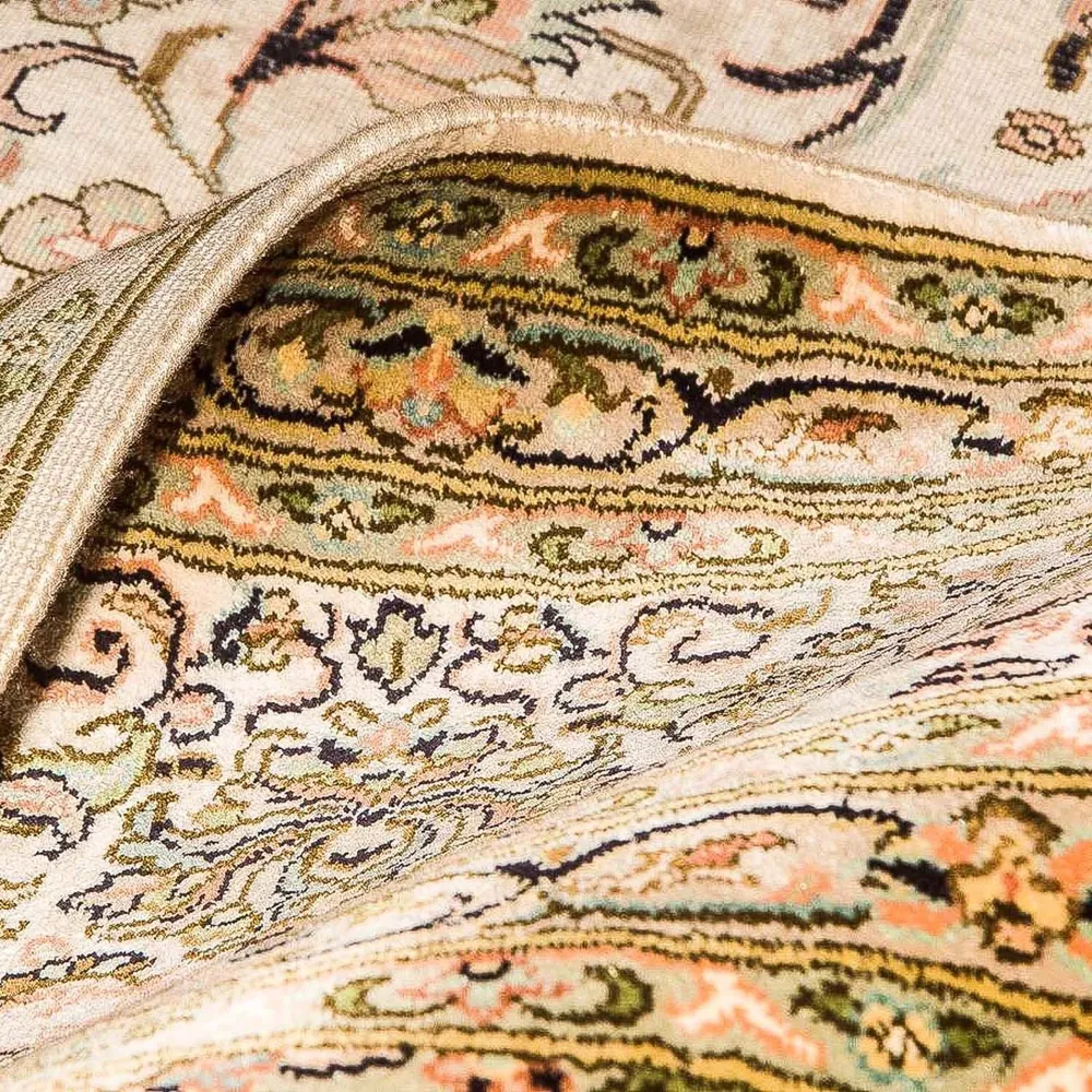 Silketeppe - Kashmir silke - 314 x 213 cm - beige